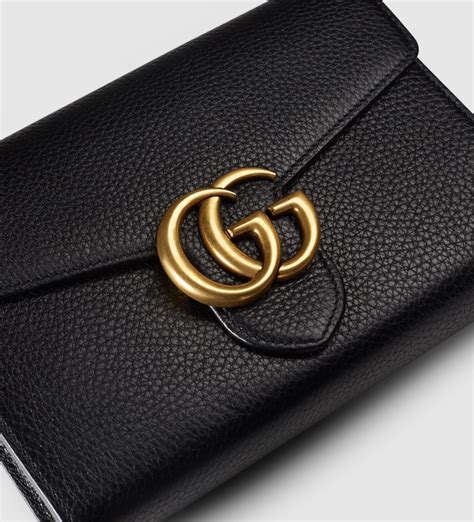 gucci marmont on chain|Gucci Marmont mini bag wallet.